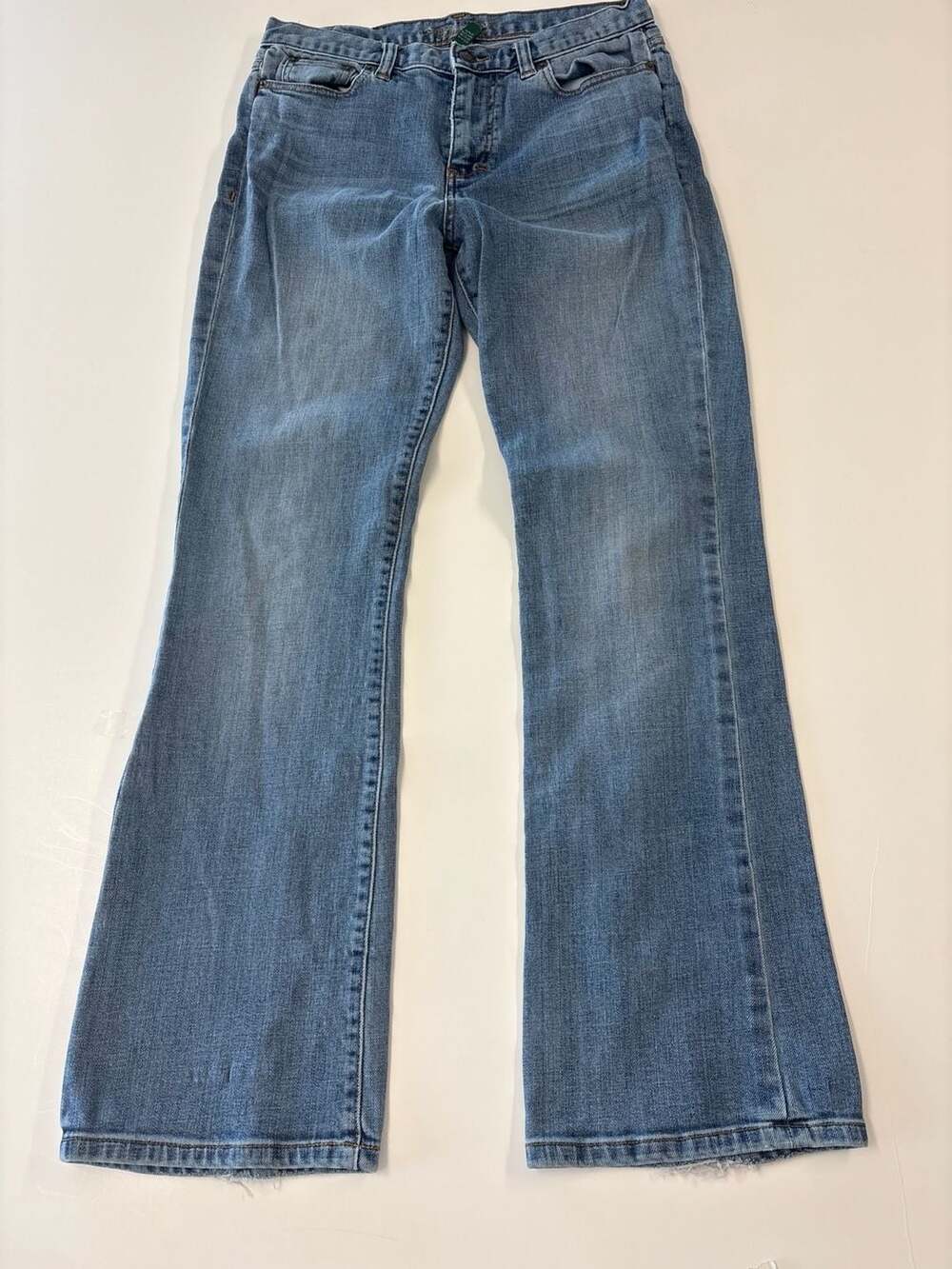 Lauren Jeans Co. Ralph Lauren Women's Size 6 Bootcut Blue Denim Jeans